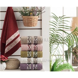 Махровые Банные Полотенца 70x140 см. 6 шт/уп. Cotton PURRY