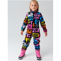 Комбинезон флисовый для девочки