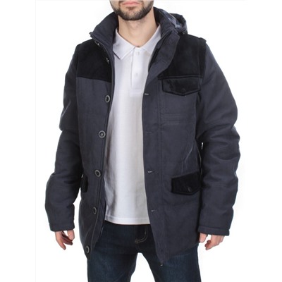 J830111 DEEP BLUE  Куртка-жилет мужская зимняя NEW B BEK (100 гр. синтепон и искусственный мех)