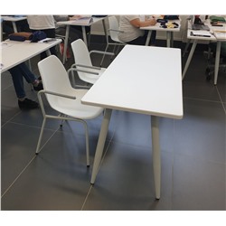 Стул SHT-ST29/S98
                        белый / хром лак