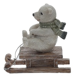 Фигурка декоративная "Медвежонок", L8 W3,5 H8 см