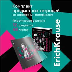 Набор предметных тетрадей А5, 48 листов, ErichKrause Persons, 12 шт.