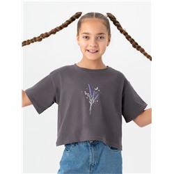 Футболка "Луна" графит детская