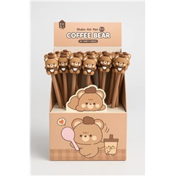 Ручка "Coffee bear", mix, шоу-бокс 24 шт.