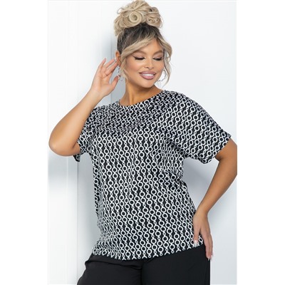 Блуза Морган (черная) Б11748