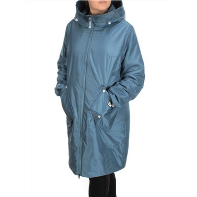 BM-15 GRAY/BLUE Куртка демисезонная женская (100 гр. синтепон)