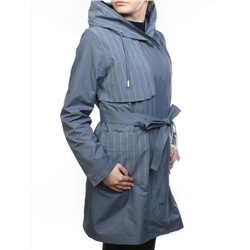 9016 GRAY/BLUE Ветровка женская (60% полиэстер, 40% хлопок)