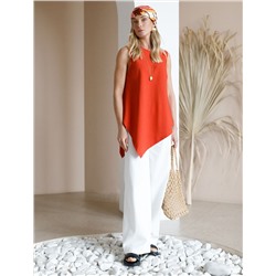 Удлиненный топ из плотного лиоцелла