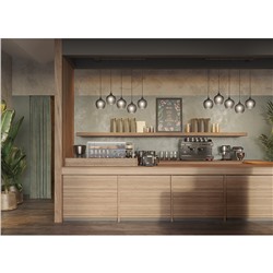 Светильник подвесной каскадный Aurora, 110х18 см, серый