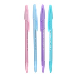 Ручка шариковая ErichKrause R-301 Pastel Stick, узел 0.7 мм, чернила синие, длина линии письма 2000 метров