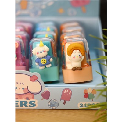 Маркер текстовыделитель "Animals trousers", mix, шоу-бокс 24 шт.