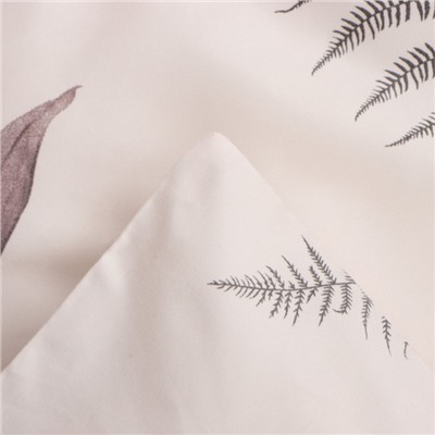 Постельное бельё Экономь и Я евро Twigs 200х215см, 200х215см, 70х70см-2 шт, полисатин, 80 г/м²