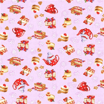 Скатерть двунитка №65 Чайный восторг