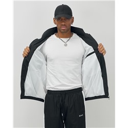 Спортивный костюм мужской весна-лето черного цвета 25710Ch