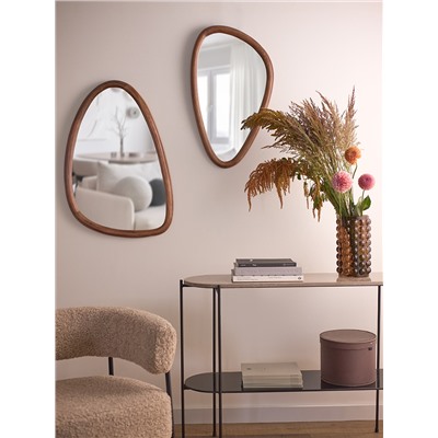 Зеркало настенное Torhill, 42х70 см, коричневое