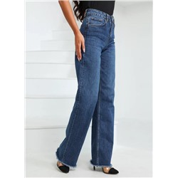 Джинсы прямые высокая посадка CRACPOT