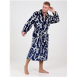 Халат Мистер буквы синий ИвК