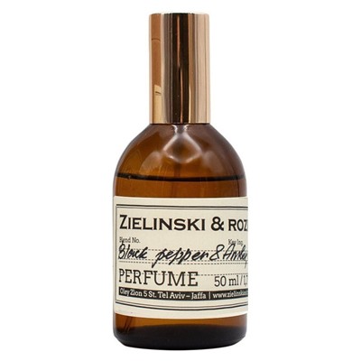 Z & R Black Pepper & Amber, Neroli Unisex 50 ml