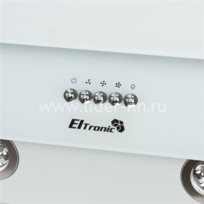 Вытяжка кухонная ELTRONIC наклонная (77-24) белая