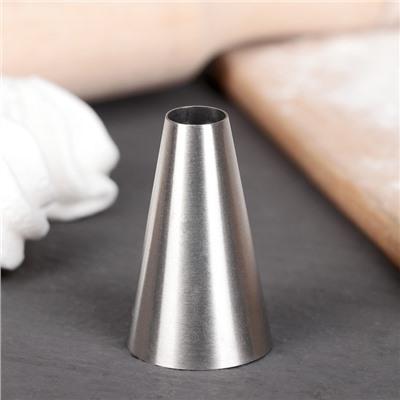 Насадка кондитерская KONFINETTA «Круг», d=2.8 см, выход 1.4 см, высота 3.9 см, нержавеющая сталь