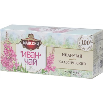 Майский. Иван-чай Классический карт.пачка, 25 пак.