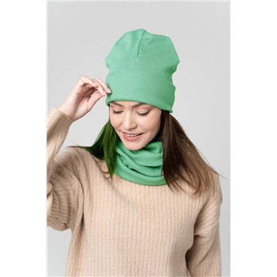 Шапка 25-608L11 св.шалфей