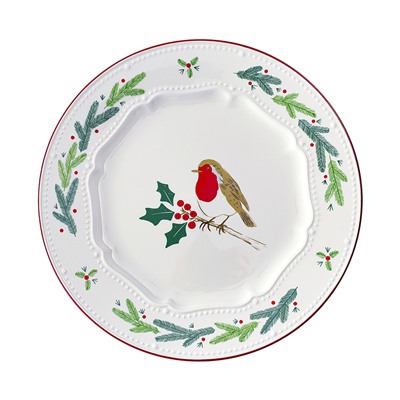 Набор из четырех тарелок Nordic winter из коллекции New Year Essential, Ø23 см