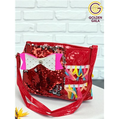 Стильная лаковая сумочка для девочки 21х17 см тип 1