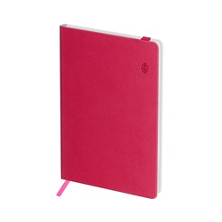 Записная книжка А6 80л. ЛАЙТ, кожзам, Greenwich Line "Classic. Berry", с резинкой, фактурное тиснение, блок в клетку