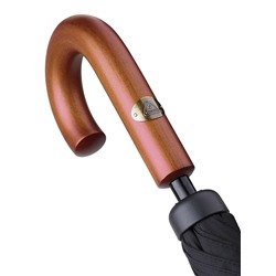 G813-01 Black (Черный) Зонт мужской трость Fulton