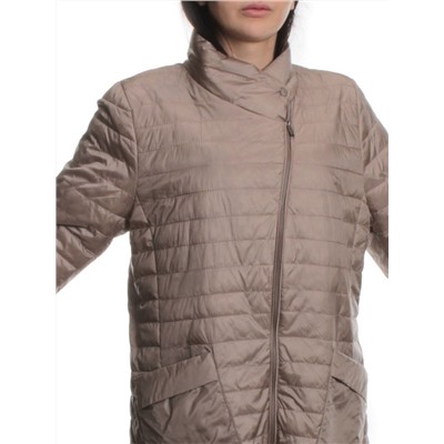 K-532 BEIGE Куртка демисезонная стеганая женская (70 гр. холлофайбер)
