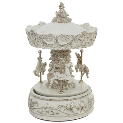 GAEM Фигурка декоративная с муз и движ "Карусель", L12 W12 H19 см