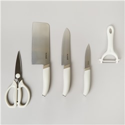 НАБОР КУХОННЫХ ПРЕДМЕТОВ 7ШТ ЦВЕТ АЙВОРИ