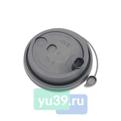 Крышка матовая, закрыв. носик, D=80мм, TL80, цвет черный 1/50