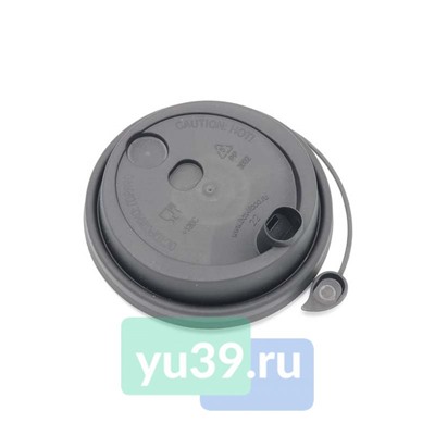 Крышка матовая, закрыв. носик, D=80мм, TL80, цвет черный 1/50