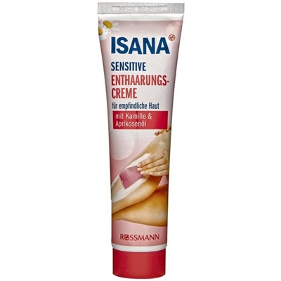 ISANA Enthaarungscreme Sensitiv 150g, Исана Крем для депиляции для чувствительной кожи 150 г