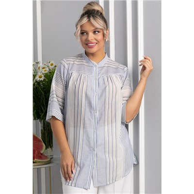 Блуза Июль (голубая) Б13876-24М