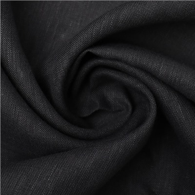 Комплект штор д/кухни с завязками Этель Linen collection,grey,145х180см-2 шт,100% лён
