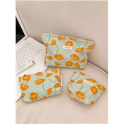 Capacious cosmetic bag, handheld wallet, small clutch bag, organizer bag