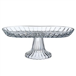 БЛЮДО НА НОЖКЕ ОВАЛЬНОЕ 28*14*12 СМ