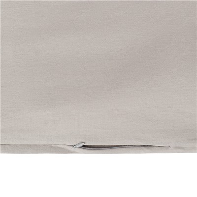 Комплект постельного белья изо льна и хлопка серо-бежевого цвета из коллекции Essential, 150х200 см