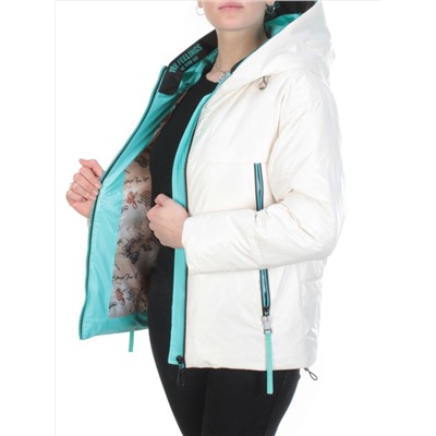 8278 WHITE Куртка демисезонная женская BAOFANI (100 гр. синтепон)