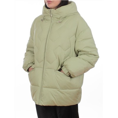 2309 LT. GREEN  Куртка зимняя женская (200 гр. холлофайбер)