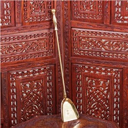 Каминный набор латунь "Царский" (4 предмета) 12,5х12,5х60 см