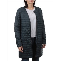 K-528 DK. GREEN Куртка демисезонная стеганая женская (70 гр. холлофайбер)