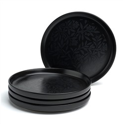 НАБОР ТАРЕЛОК ЗАКУСОЧНЫХ BRONCO "CHOICE BLACK" 20,5 СМ 4ШТ