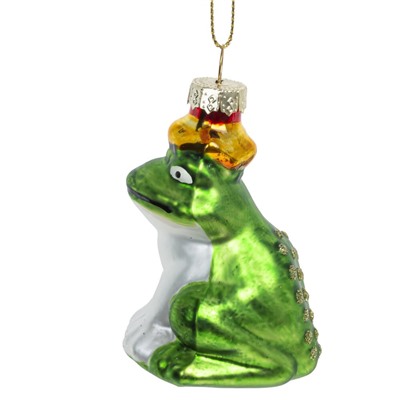 Украшение новогоднее "Лягушка" , L5 W6 H8,5 см