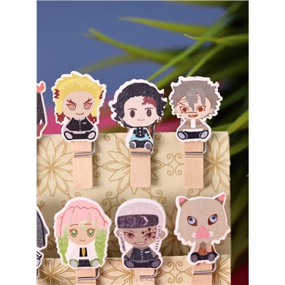 Прищепки "Anime friends", mix color
