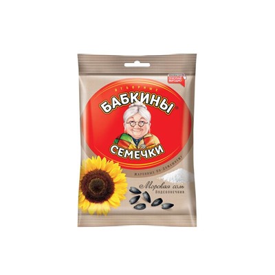 «Бабкины семечки», семечки жареные, солёные, 100 г