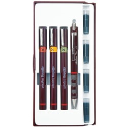 Набор изографов Rotring 0.1/0.2/0.3 мм, мех. карандаш 0.5 мм, чернила